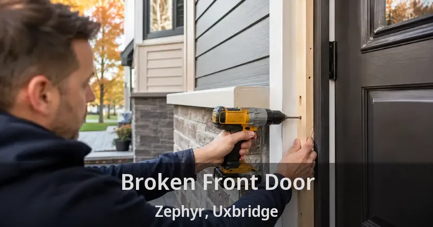 Broken Front Door Zephyr, Uxbridge - ON