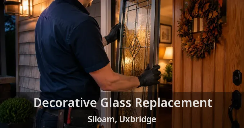 Decorative Glass Replacement Siloam, Uxbridge - ON