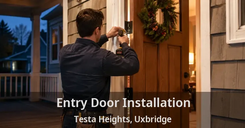 Entry Door Installation Testa Heights, Uxbridge - ON