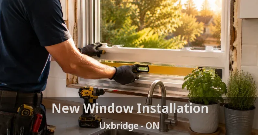 New Window Installation Uxbridge - ON