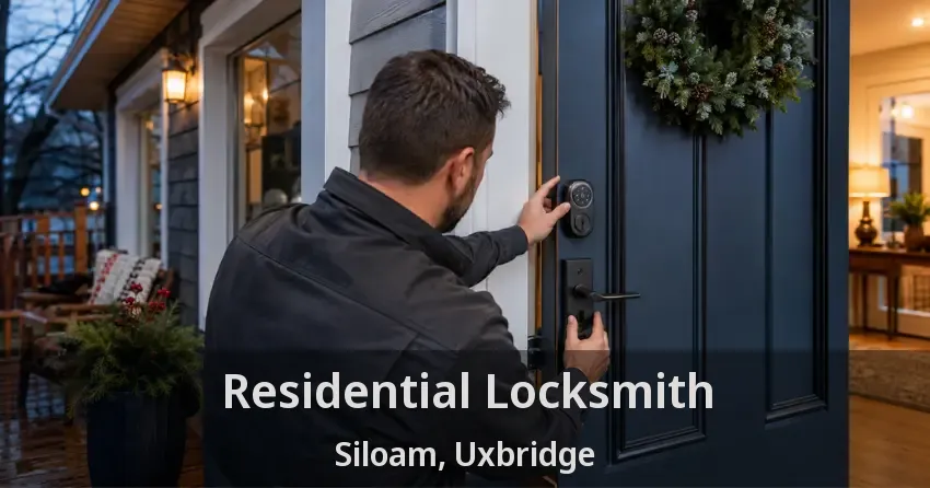 Residential Locksmith Siloam, Uxbridge - ON