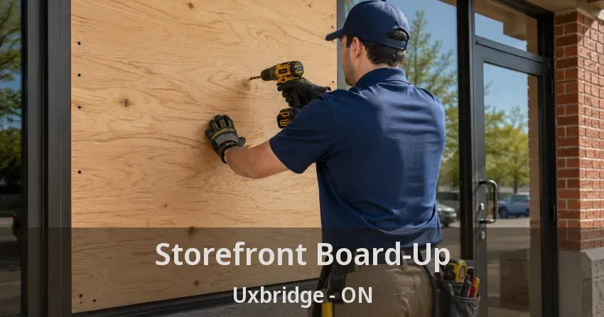 Storefront Board-Up Uxbridge - ON