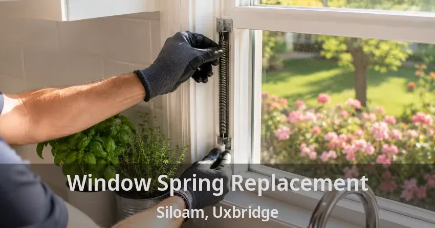 Window Spring Replacement Siloam, Uxbridge - ON