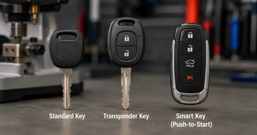 technician cutting a transponder ignition key in Foxbridge, Uxbridge