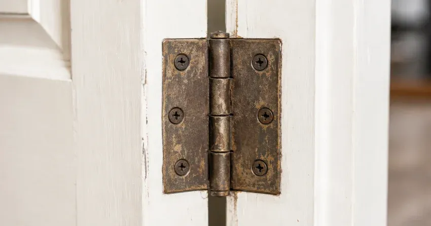 technician adjusting a sagging door hinge in Foxbridge, Uxbridge