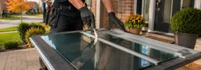 Custom Cut Glass Sandy Hook, Uxbridge